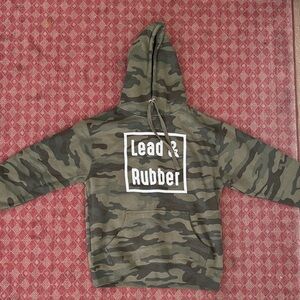 Camo Hoodie with Lead & Rubber Print